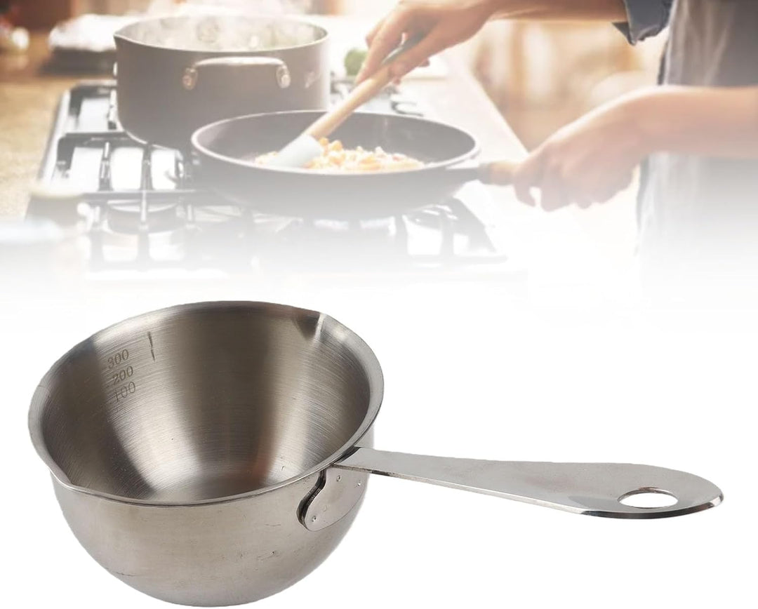Butterwärmer-Topf, Mini-Edelstahl-All-in-One-Topf, Kleiner Topf mit Flachem Induktionsboden, Kochwer
