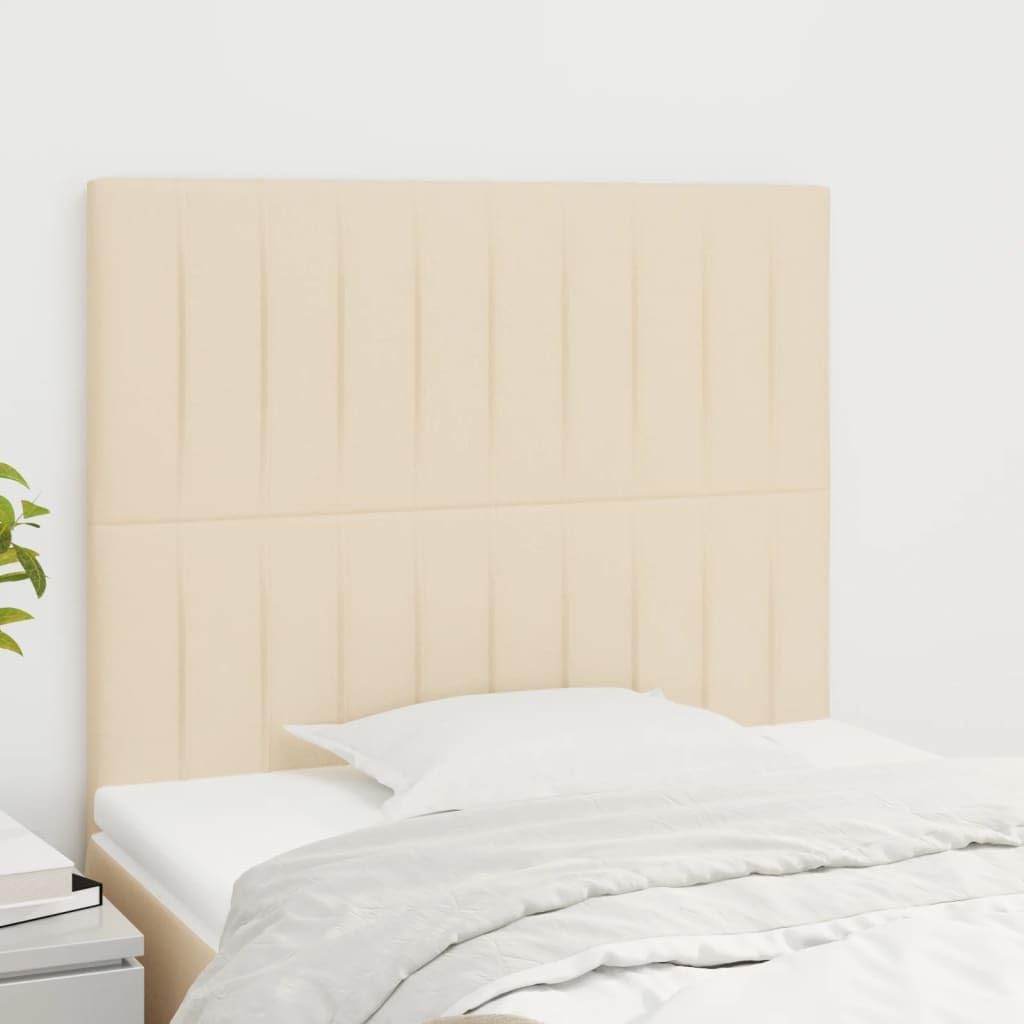 vidaXL Kopfteil 2 STK., Bettkopfteil mit Holzbeinen, Höhenverstellbar Polsterkopfteil für Bett, Bett