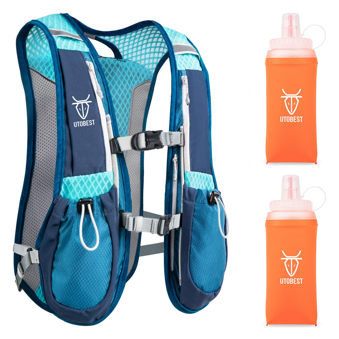 UTOBEST Trinkrucksack 5L, Laufweste, Herren Damen Ultraleicht Laufrucksack für Laufen, Marathon, Jog
