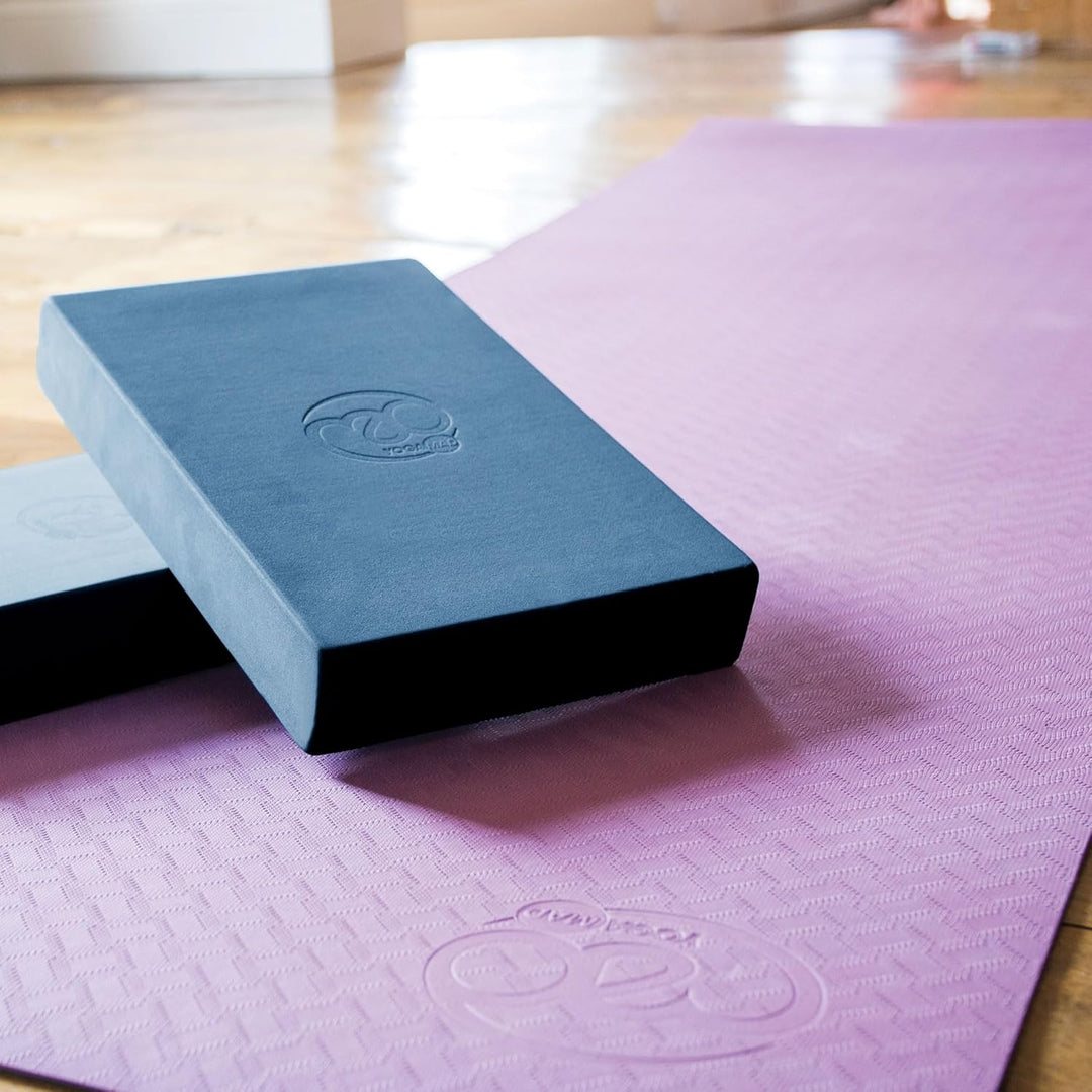 Yoga-Mad Yoga-Block 305mm x 205mm x 50mm blau, 305mm x 205mm x 50mm blau