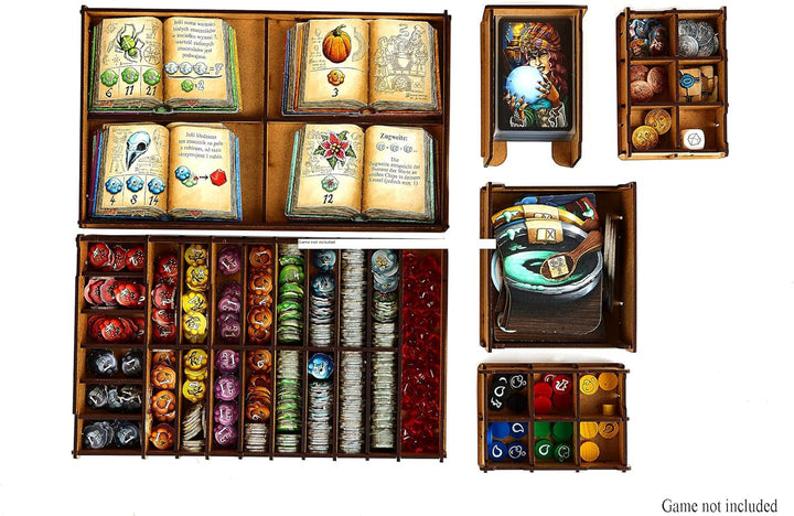 Docsmagic.de Organizer Insert for The Quacks of Quedlinburg Box - Einsatz, The Quacks of Quedlinburg