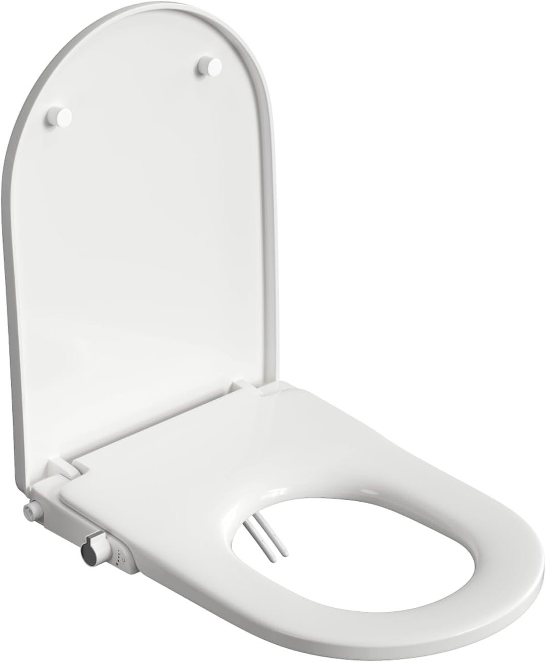 HOROW Dusch WC Sitz Ohne Strom Kaltes Wasser Separate Duschdüse U-förmig | Toilettendeckel mit Absen