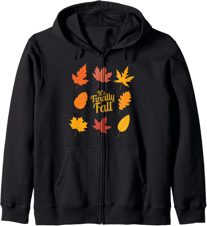 It's Finally Fall! Fall Autumn Kapuzenjacke