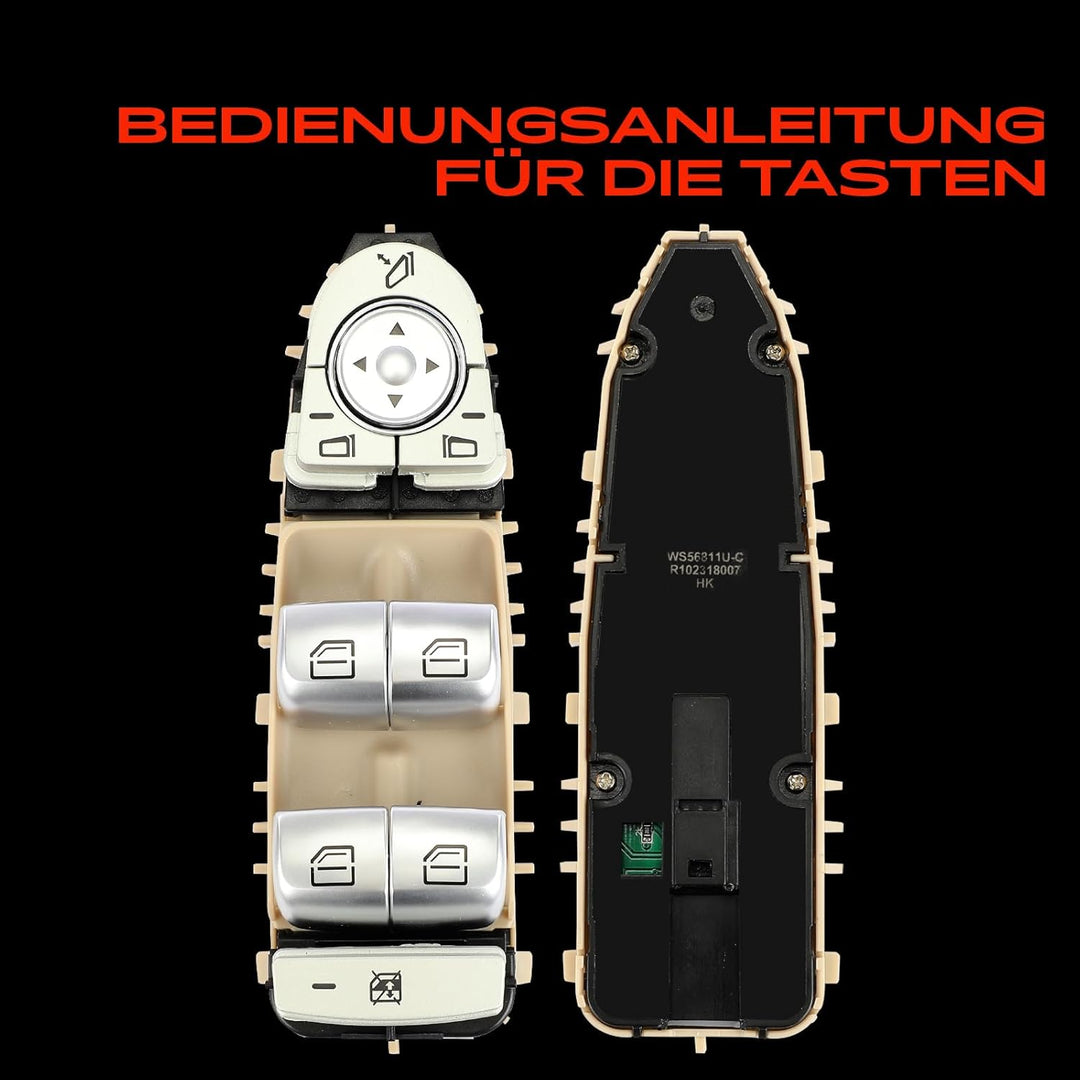 Fensterheber Schalter Vorne Links für W205 S205 C160 C180 C200 C250 X253 220 250 300 2013-2018 20590