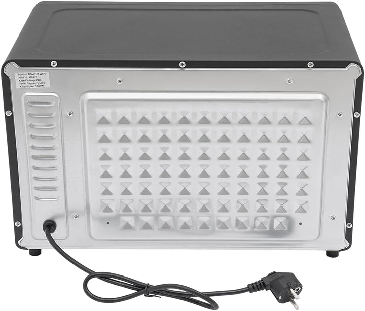 SuhoFutus Elektrobackofen 22L Edelstahl, 1000W Ofen mit Grill, Backofen mit Timer und Thermostat, Ko