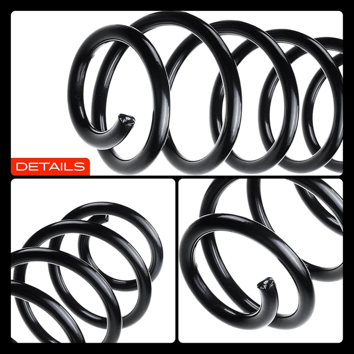 Frankberg 2x Federn Fahrwerksfeder Hinterachse Kompatibel mit Golf VII 5G1 BE1 BE2 BQ1 1.2L 1.6L Sch