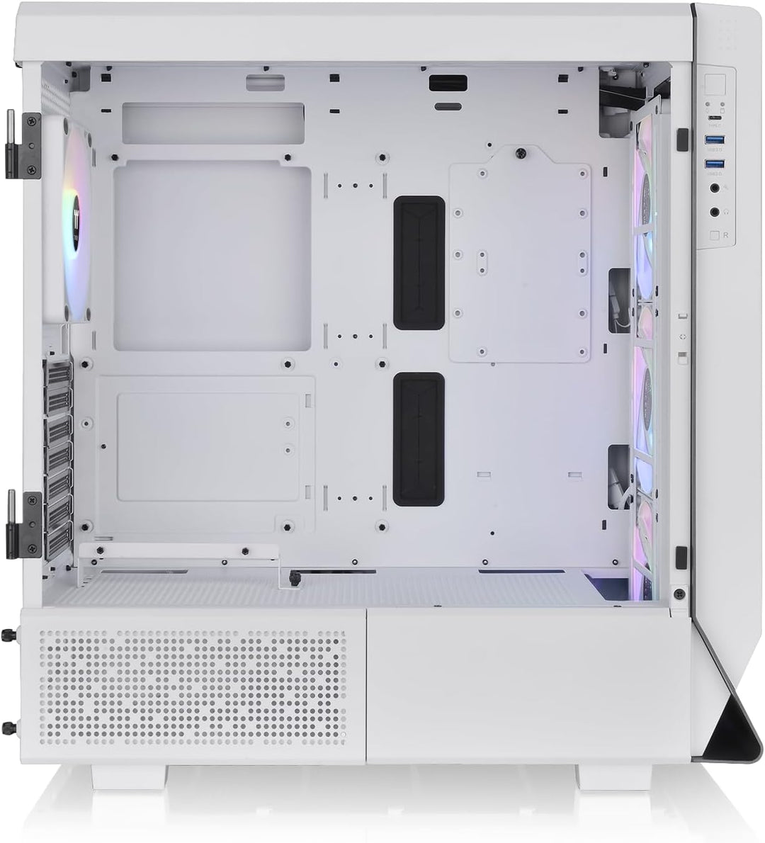 Ceres 500 TG ARGB Snow | E-ATX Mid Tower Chassis |Tempered Glass Snow Mid Tower Chassis