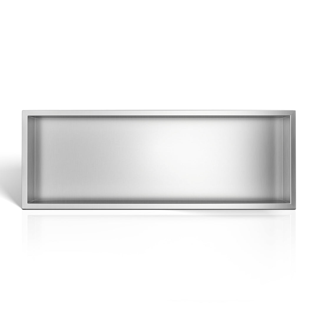 WALL-BOX ONE - Chrom Nische Edelstahl - Verchromt Wandnische Dusche - Wasserdicht - Flexibler Nische