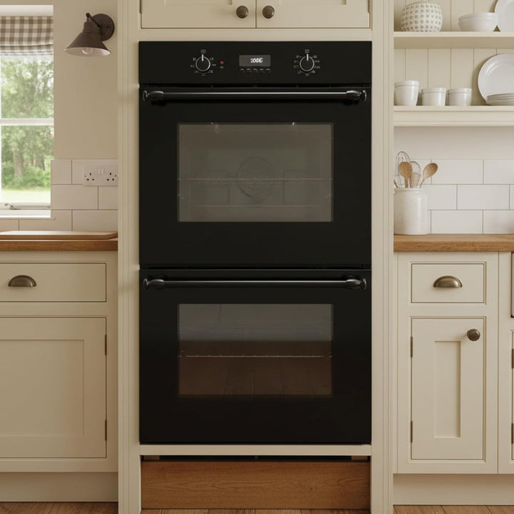 spares2go 'Cut to Grösse Tür Griff/Handtuchhalter für Kaminöfen Ofen Herdarten geeignet (schwarz)