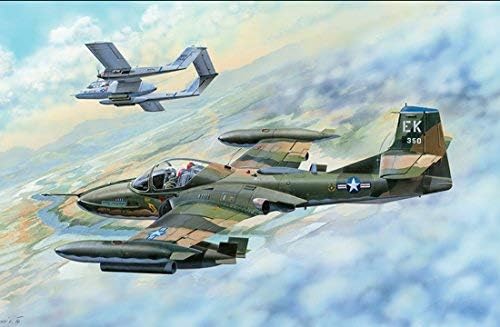 Trumpeter 02889 - Modellbausatz US A-37B Dragonfly Light Ground-Attack