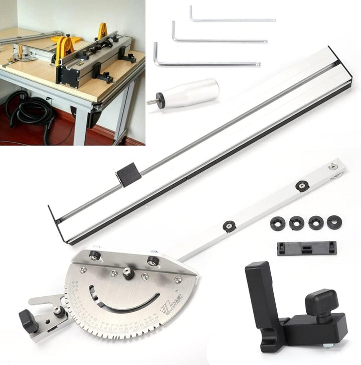 Miter Gauge Gehrungslehre Winkelanschlag FüR TischkreissäGe Router ZubehöR Kupplung MessgeräT Tischs