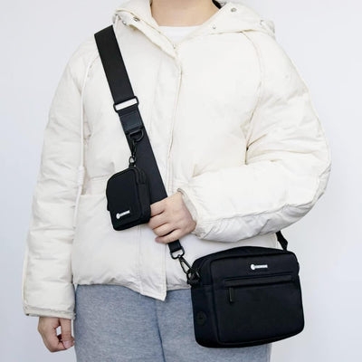 COOWONE wasserdichte Leckerlibeutel für Hunde, Dog Walking Bag, integrierter Kotbeutelspender, verst
