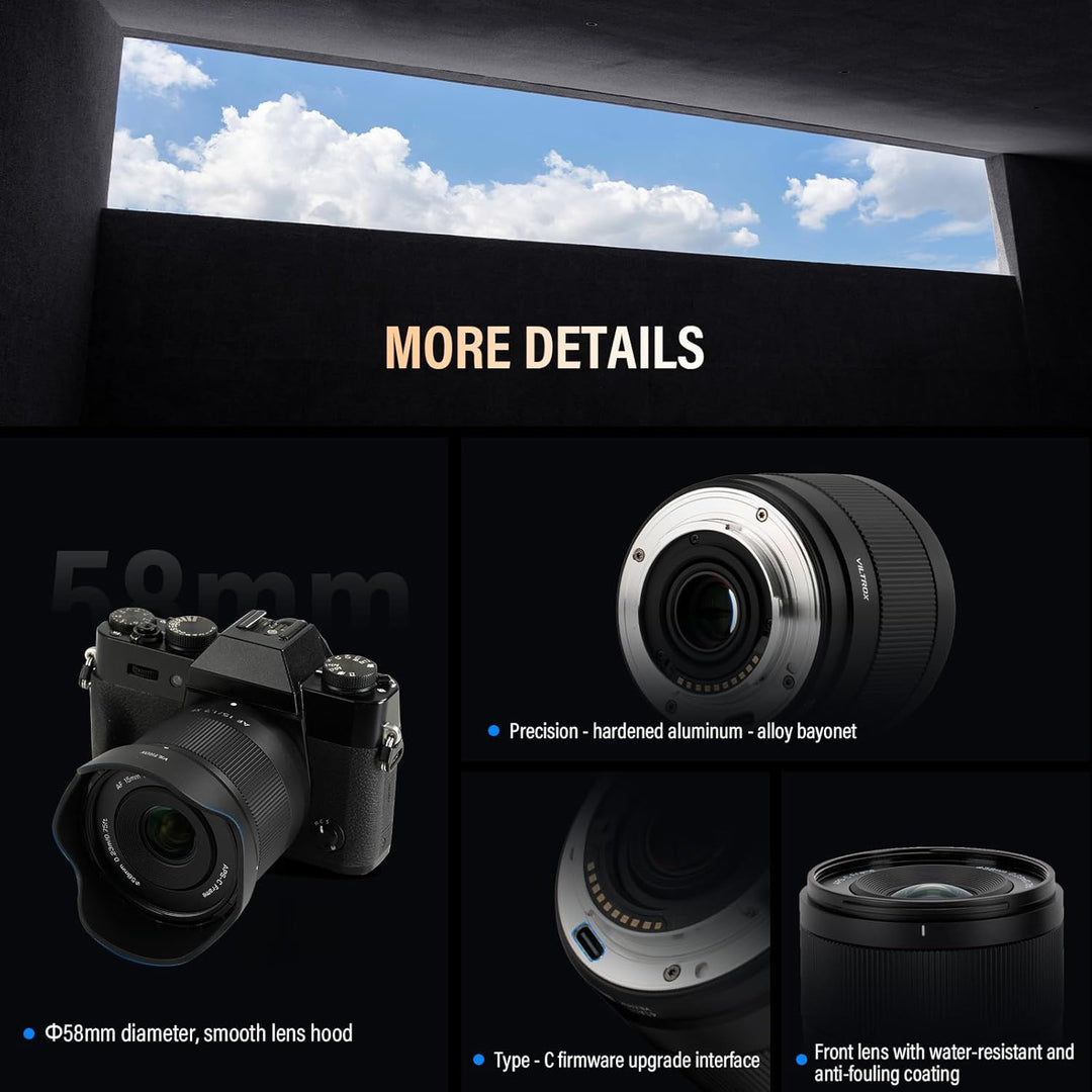 VILTROX 15mm F1.7 Air Autofokus-Objektiv für Nikon Z-Mount-Kamera-Objektive STM APS-C Grosse Blende
