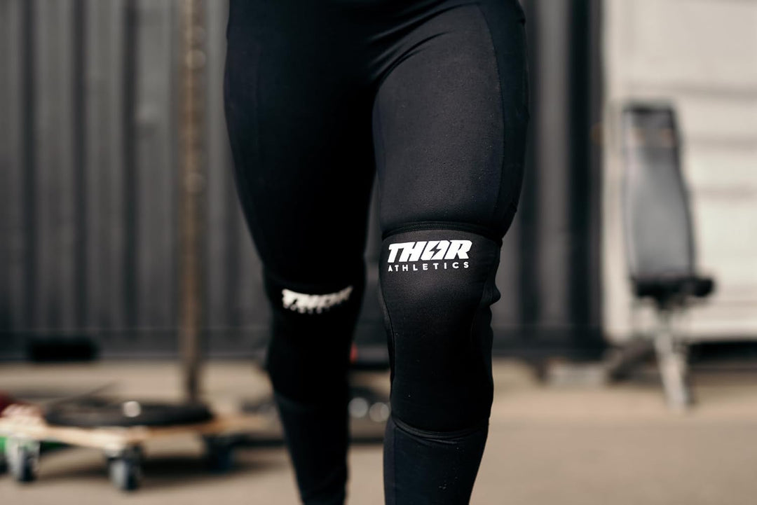 Thor Athletics Kniebandagen, Kniestütze für Gewichtheben, Powerlifting, Bodybuilding, Crossfit, Fitn