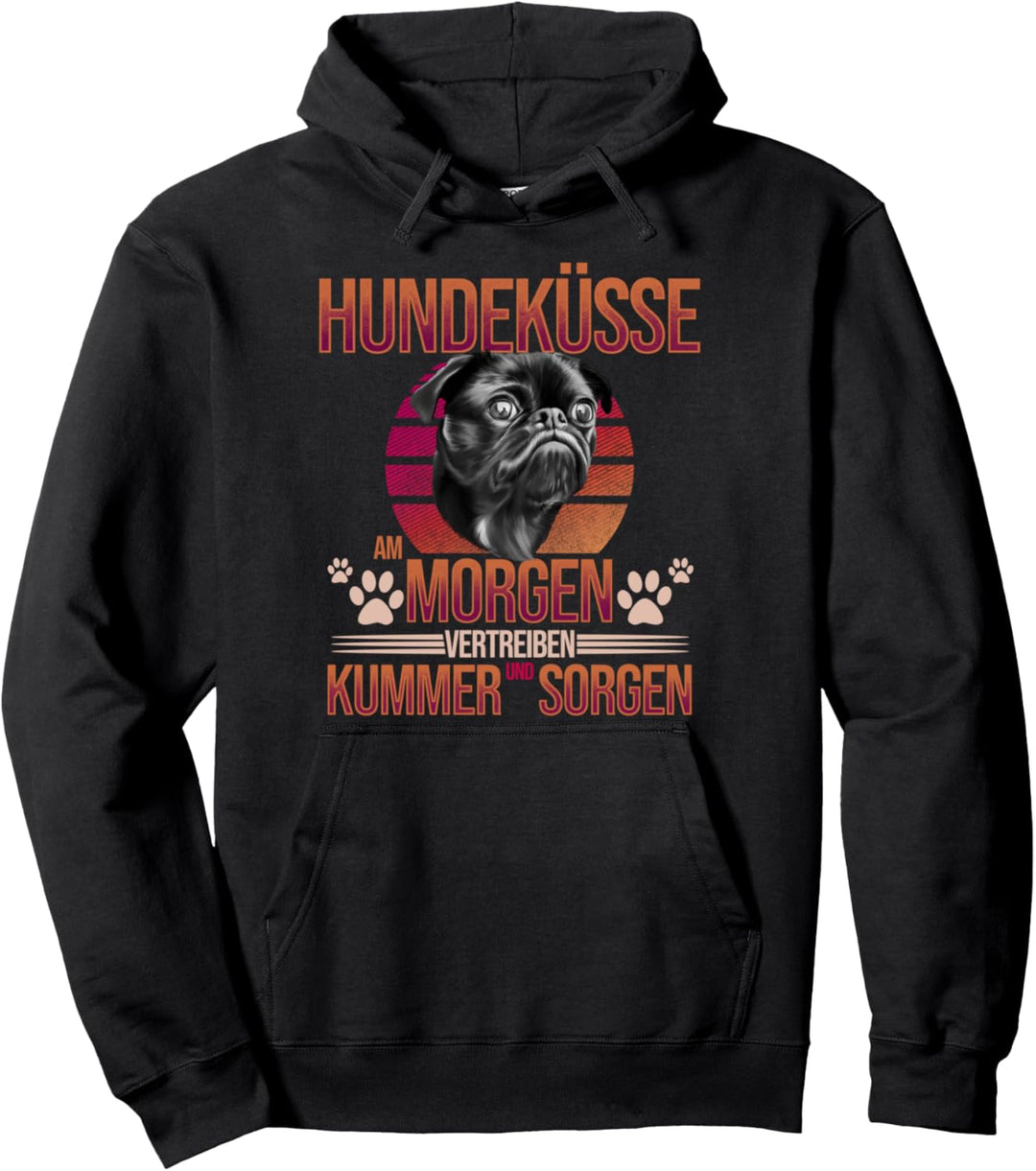 Mops Hund Haustier Geschenk Hunderasse Pullover Hoodie