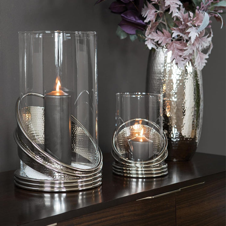 Colette/Windlicht m. Glas/D.25,50,H.30