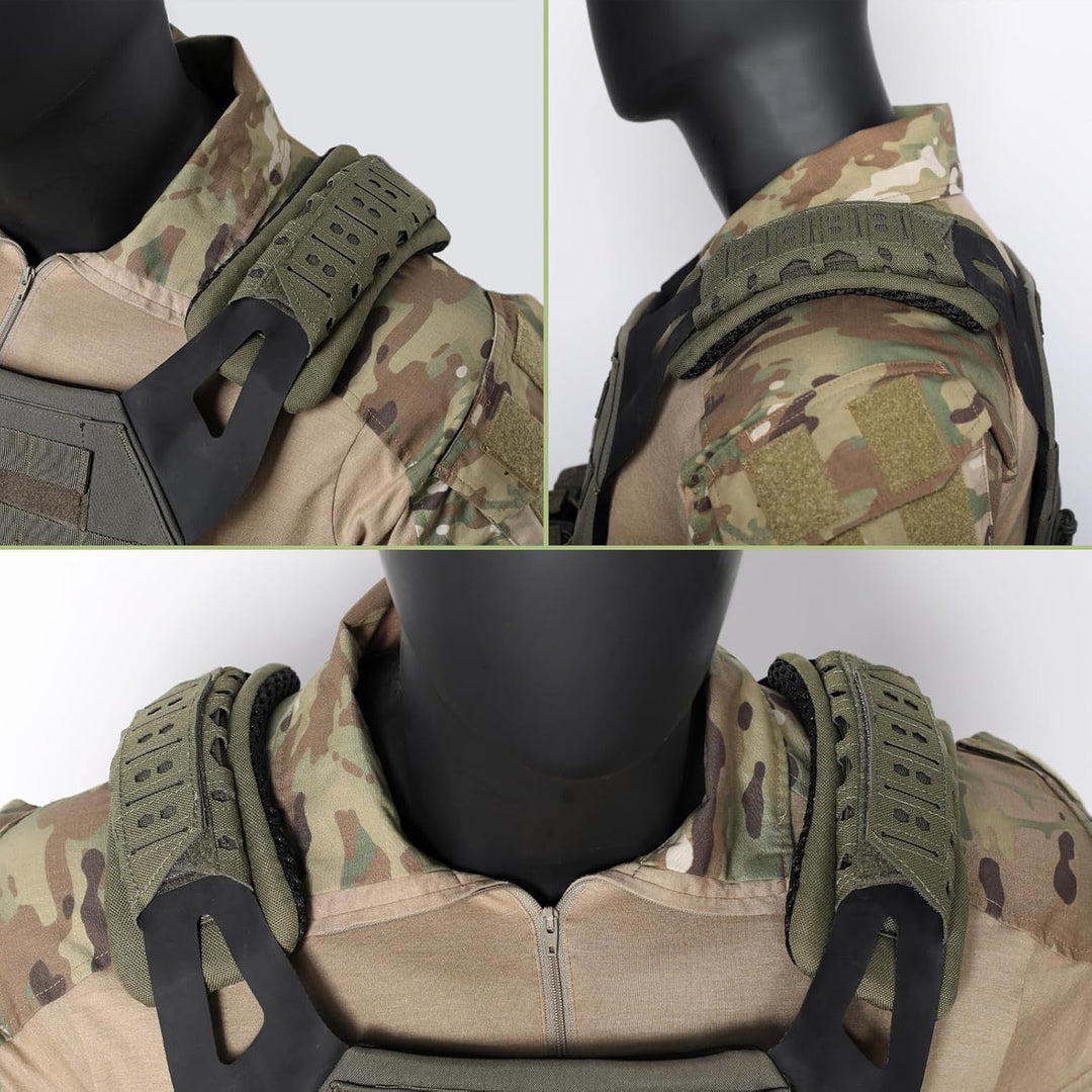 WYNEX Schultergurt Pad mit Vest Carrier, 2 Pack Rucksack Strap Cushion Pads Bag Strap Soft Mesh Pads