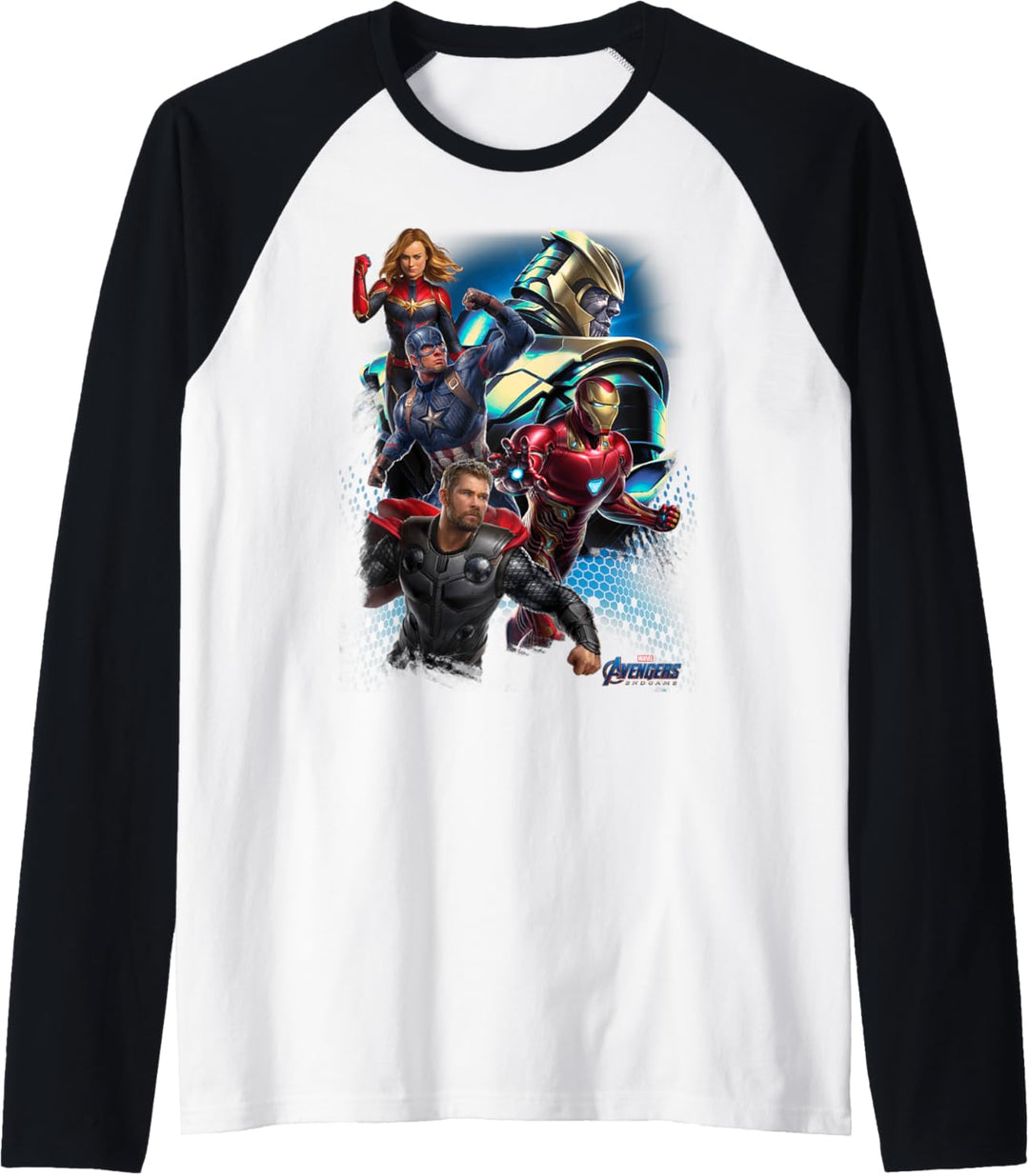Marvel Avengers: Endgame Thanos Group Shot Raglan