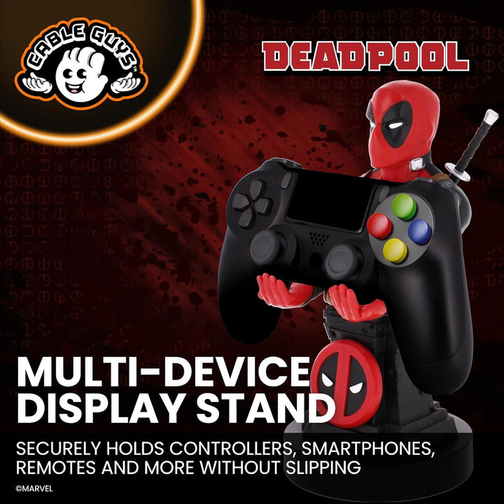 Cableguys Marvel Deadpool Plinth Controller Halter &amp; Handy Ständer - Gaming Zubehör für Zimmer und S