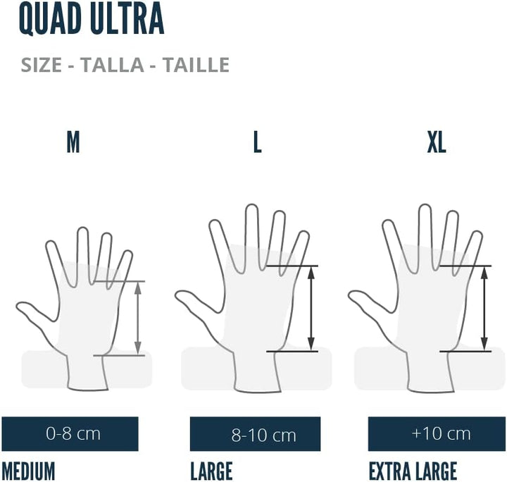 Velites I Cross Training Quad Ultra Magnesiumfreie Handschuhe I Gewichtheberhandschuhe I Für Crosstr