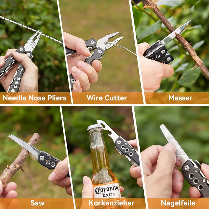 morpilot Geschenke für Männer, 25 in 1 Multitool Werkzeug, Kleine Weihnachtsgeschenke für Männer, Ge