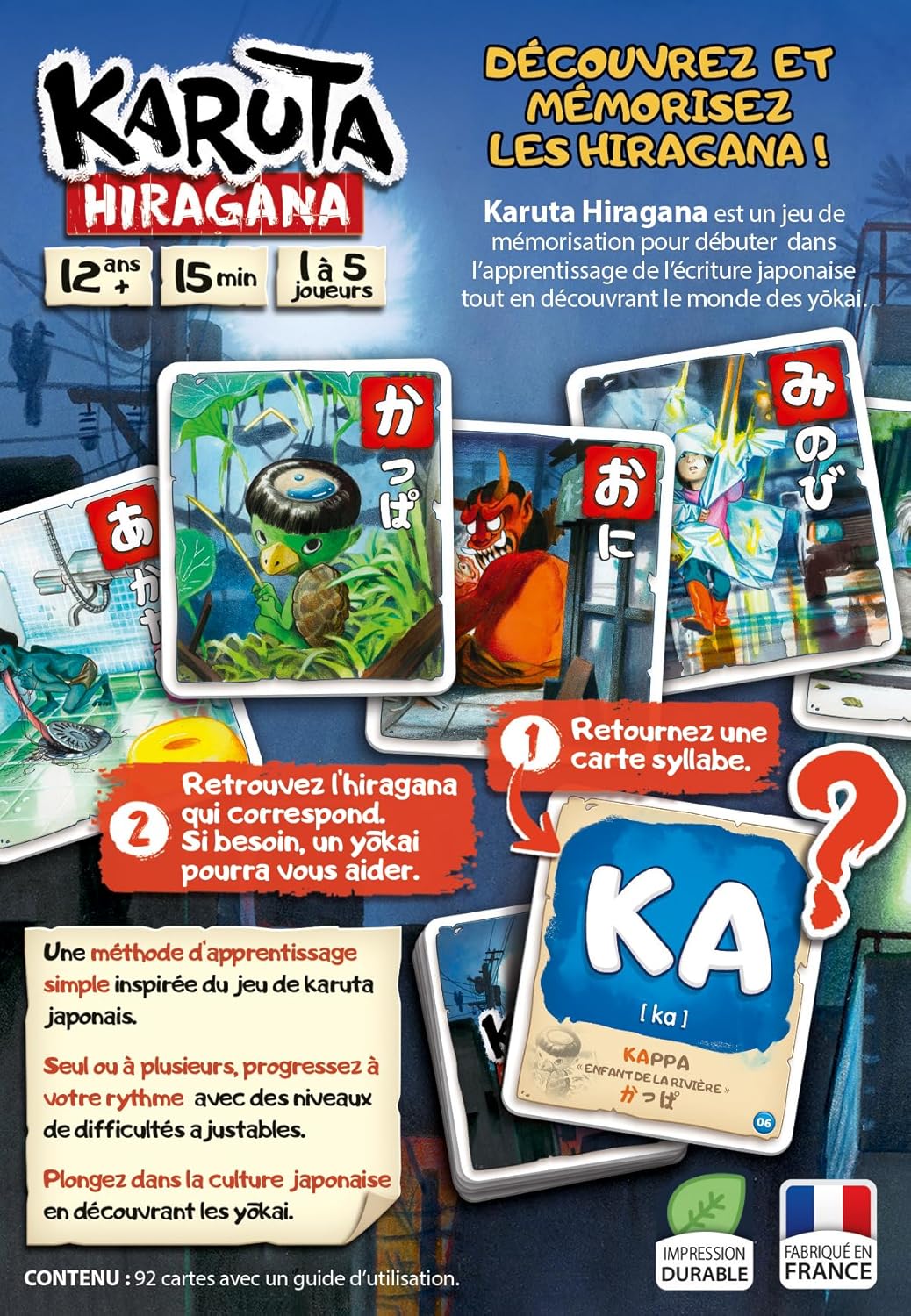 Blackrock Games Karuta Hiragana – Spiel zum Entdecken von Japanisch – Lernen Sie japanische Schrift