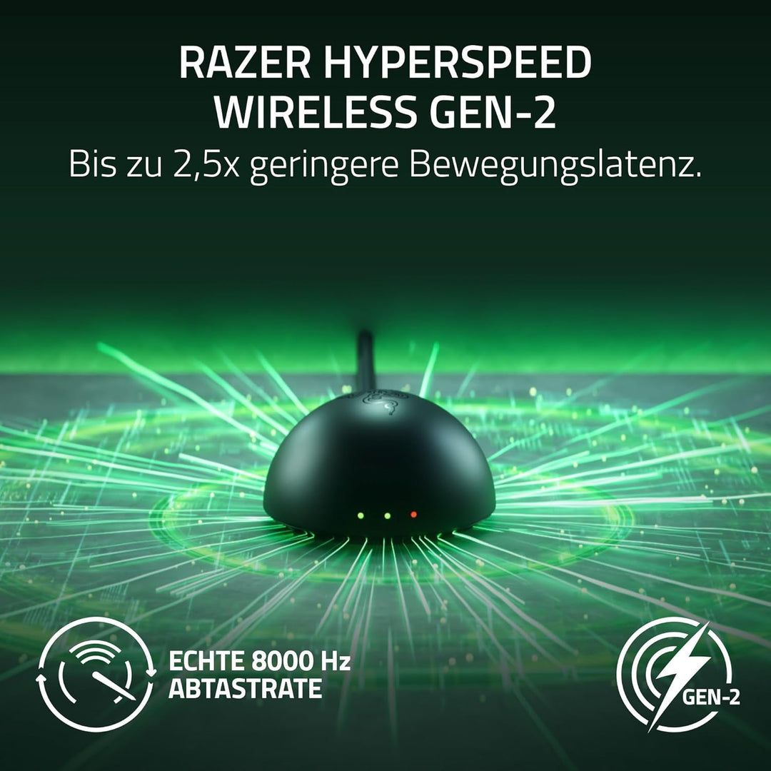 Razer Viper V4 Pro - kabellose symmetrische E-Sport-Gaming-Maus - Ultraleicht 49g - HyperSpeed Gen-2