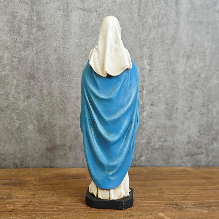 BC katholische Unbefleckte Herz-Maria-Figur, Maria-Statuen, handbemalte katholische Geschenke, 15,2