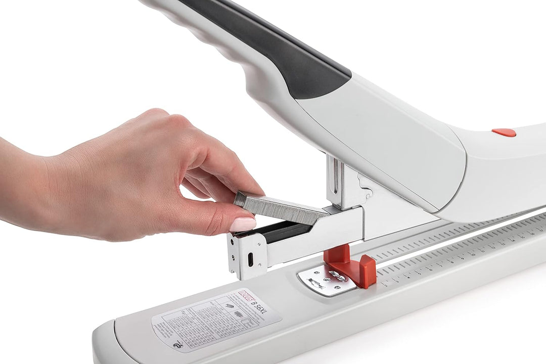 Novus B56 XL 023-0062 Heftgerät mit langem Arm, 20–170 Blatt Kapazität, 24,8 cm Hefttiefe, Anti-Jam,