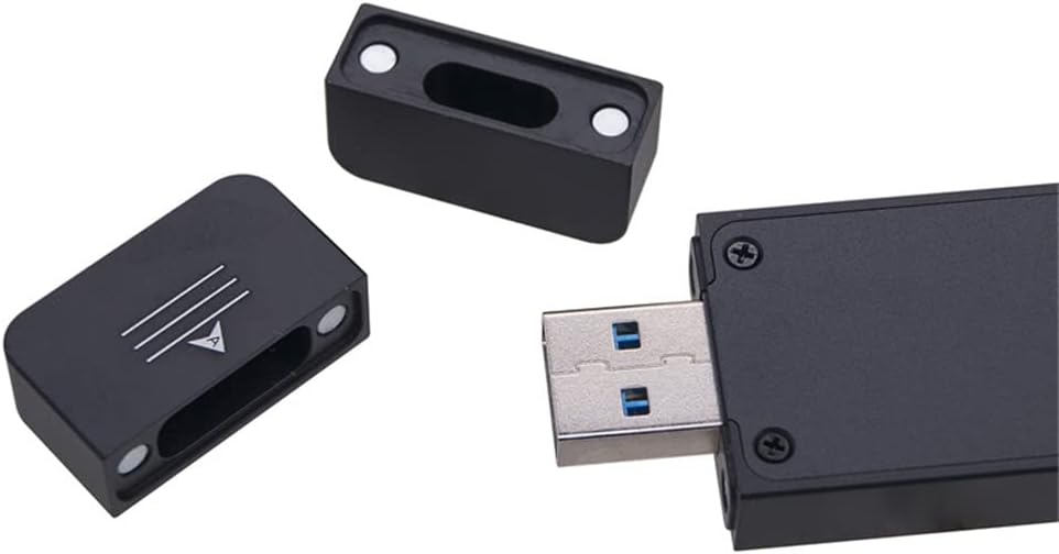 Cablecc Combo Typ-C & USB 3.0 zu NVME M-Key M.2 NGFF SATA SSD PCBA Gehäuse 2230/2242mm Adapter RTL92
