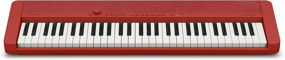 Casio CT-S1RDC2 Piano-Keyboard, Rot, Einheitsgrösse rot Single, rot Single