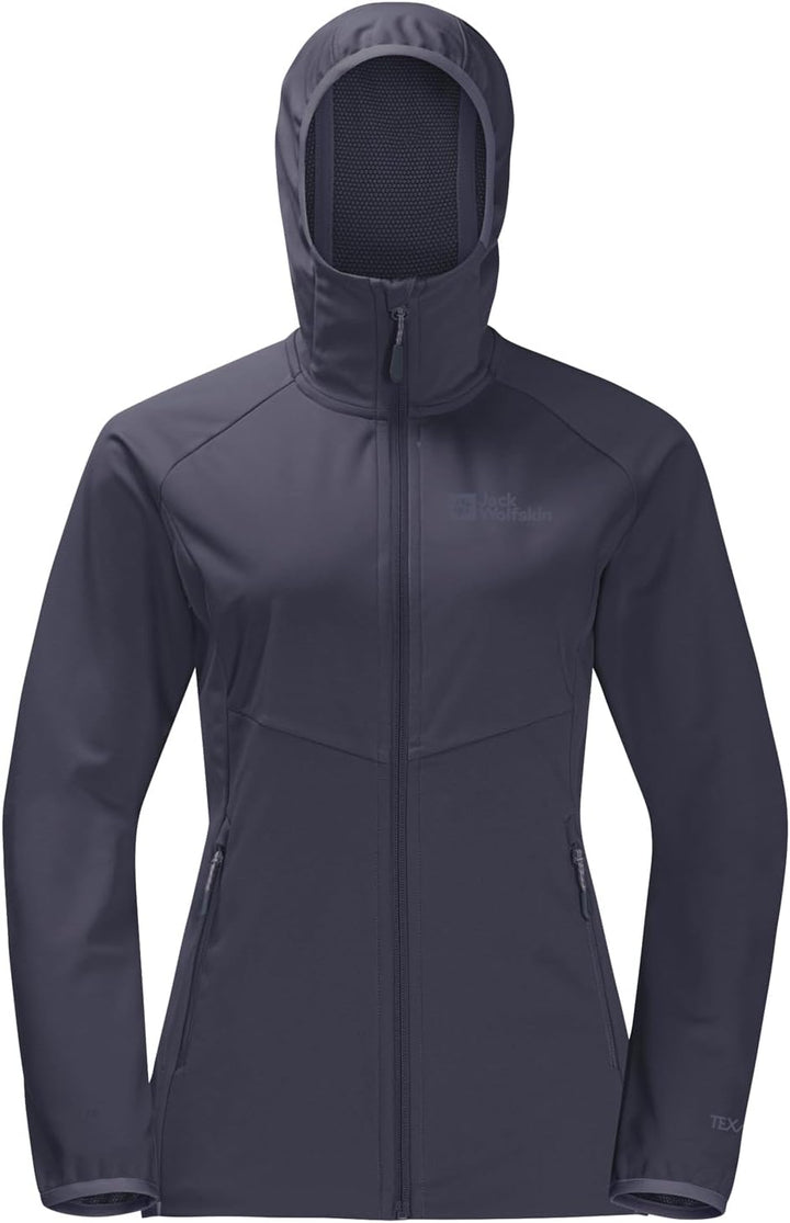 Jack Wolfskin Damen Go Hike Softshell W Softshelljacke M graphite, M graphite