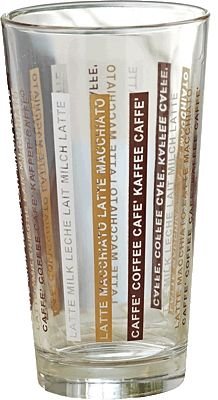 Bormioli Rocco 390390 Sestriere Latte Macchiato Kaffeeglas, 370ml, Glas, transparent, 12 Stück