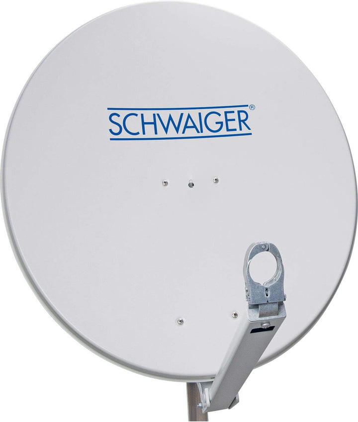 Schwaiger SPI710.0 Aluminium Offset Parabol-Antenne (75 cm) hellgrau
