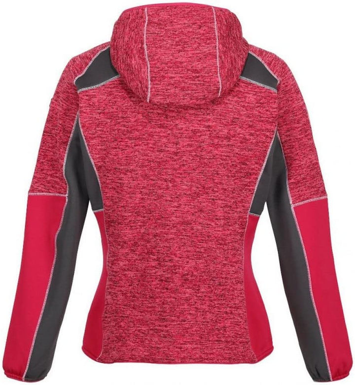 Regatta Strickfleecejacke Damen mit Kapuze 40 Schwarz, 40 Schwarz