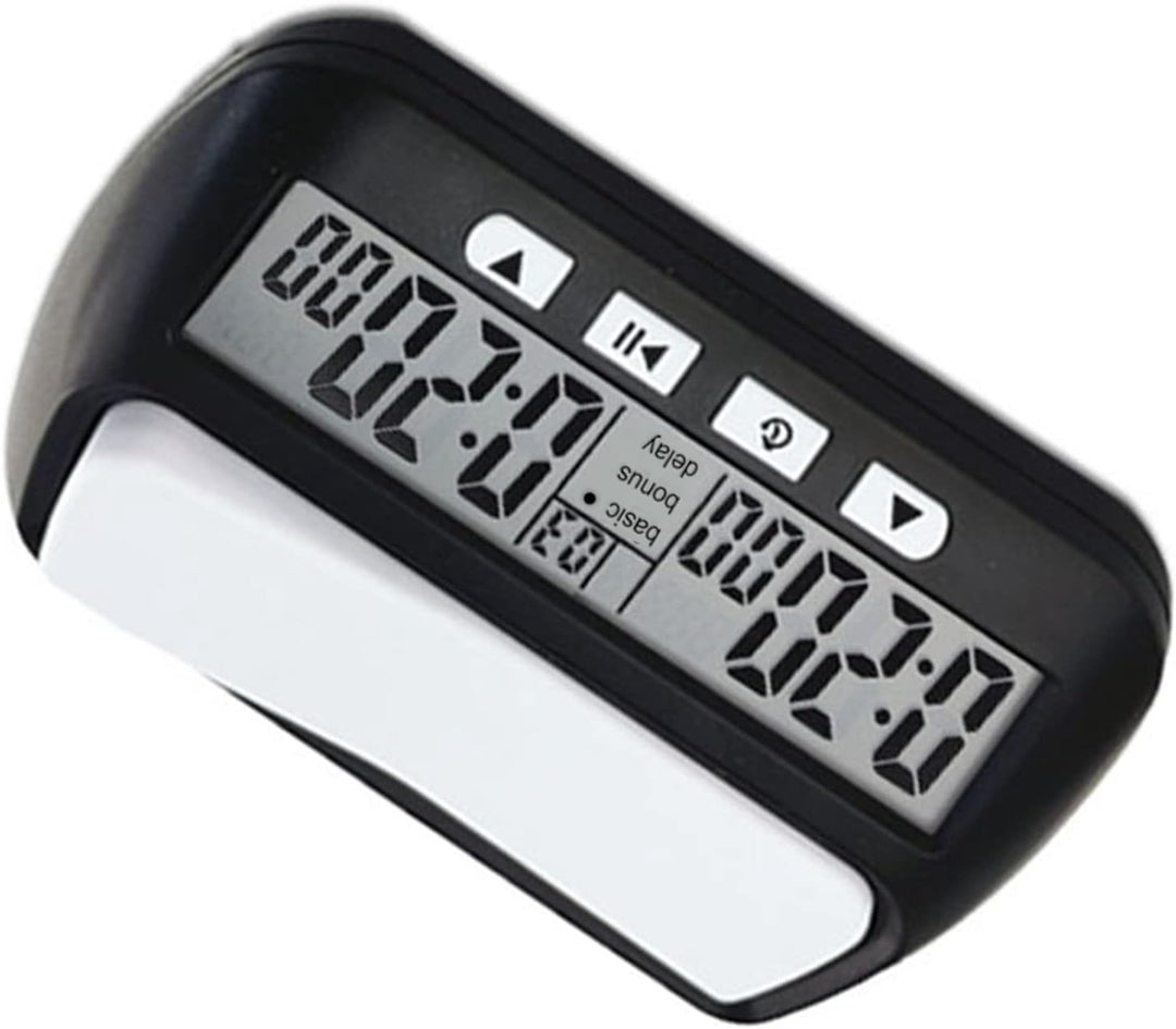 Septpenta LEAP Schachuhr, ABS Display Schachuhr, Digitaler Schachtimer, Tonalarmfunktion, Schachuhr
