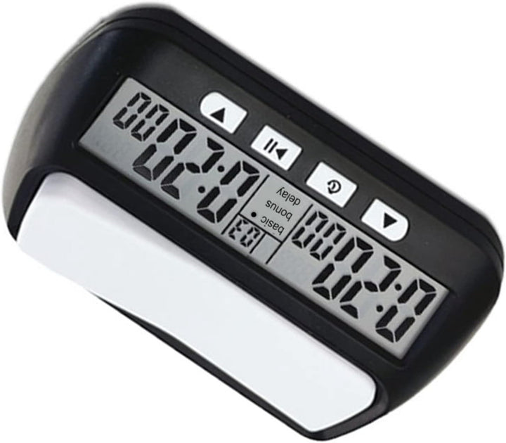 Septpenta LEAP Schachuhr, ABS Display Schachuhr, Digitaler Schachtimer, Tonalarmfunktion, Schachuhr