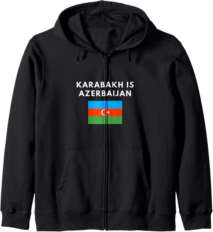 Karabakh is Azerbaijan Gift Flag Country Support 2020 Free Kapuzenjacke
