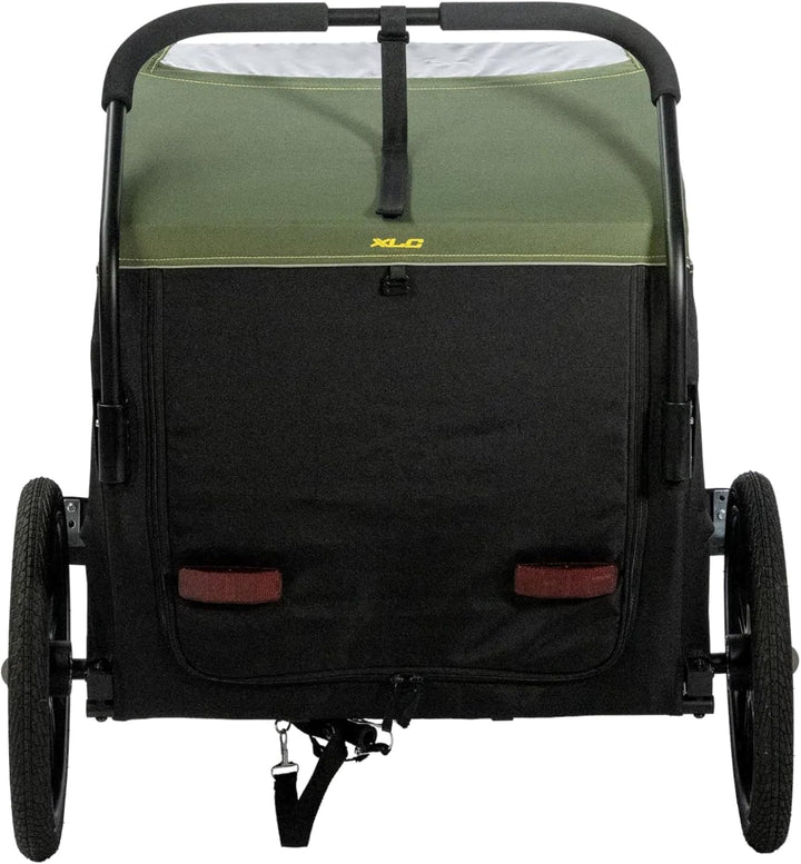 XLC Hundeanhänger Dog Medium BS-C12 16" Moosgrün 25kg, 3092004010