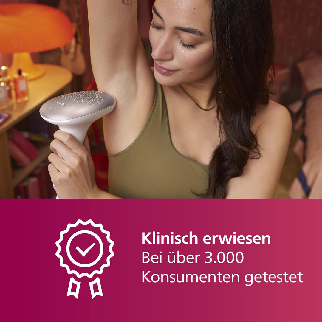 Philips Lumea IPL Advanced, 3 Aufsätze – Haarentfernungsgerät mit Satin Compact Korrekturtrimmer