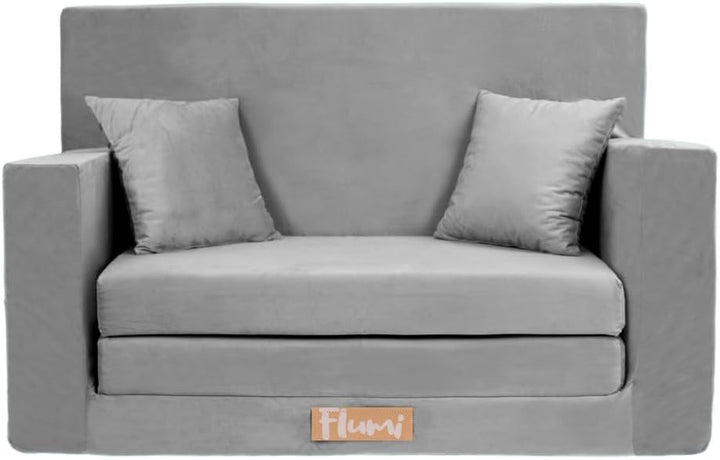 Flumi Personalisierte Kindercouch Kinder Sessel Sofa Schlafsofa jugendzimmer mit Gravur KINDERNAME S