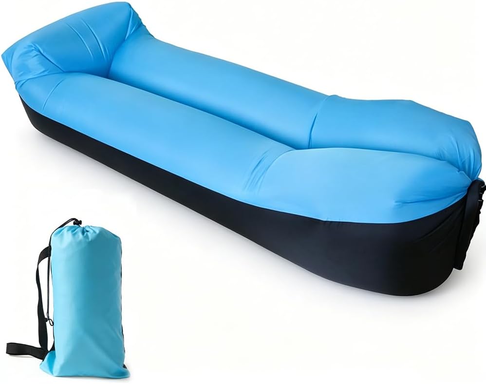 Aufblasbares Sofa, Camping Sofa Aufblasbar, Tragbares Luft Sitzsack mit Aufbewahrungstasche, Air Lou