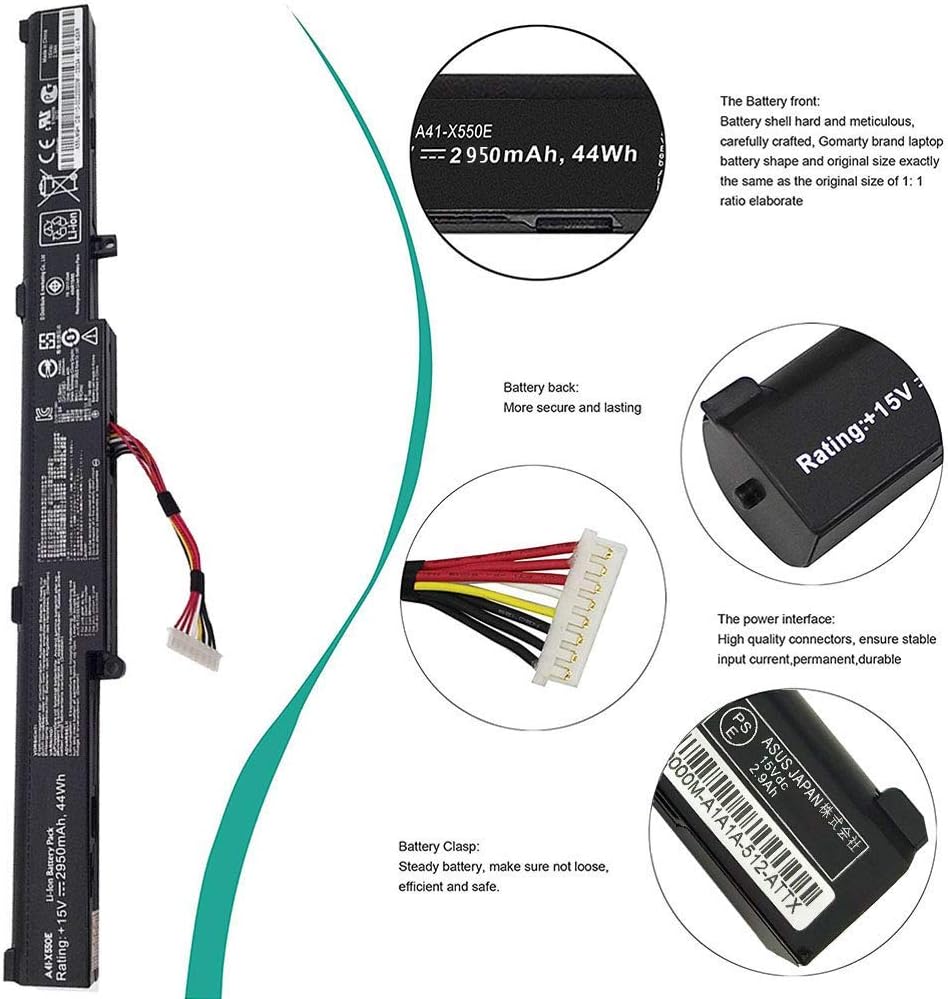 A41-X550E Laptop Akku für ASUS A450J A450JF X450J X450JF K550E K550DP X550D X550DP R510D R510DP F550