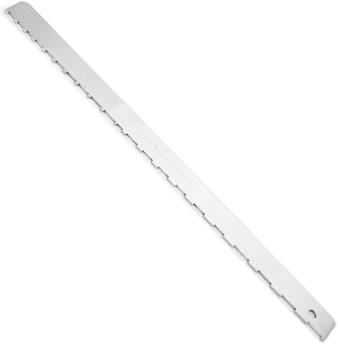 Gitarrengitarrenwerkzeug Eujgoov Aluminium Straight Edge Gitarrenhals Gekerbt Lineal Bund Rocker für