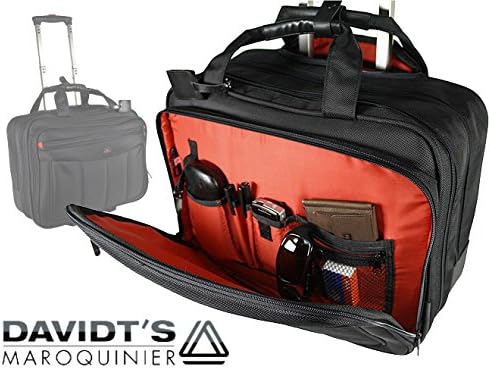 Trolley, Businesskoffer, Aktenkoffer, Pilotenkoffer, Aktentrolley mit Laptopfach, Dokumentasche, Han