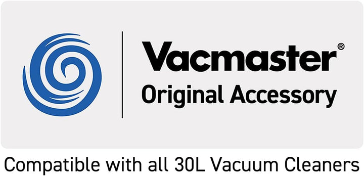 Vacmaster 950131 30 l Feinfiltrations-Staubbeutel für Nass- und Trockensauger und Staubabsauger, Wei