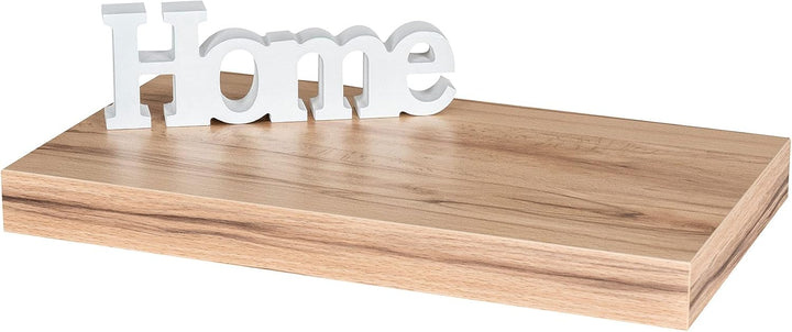 levandeo Wandboard Bobby Kernbuche Dekor 40cm - Deutsche Herstellung Schablone und Schrauben - Wandr