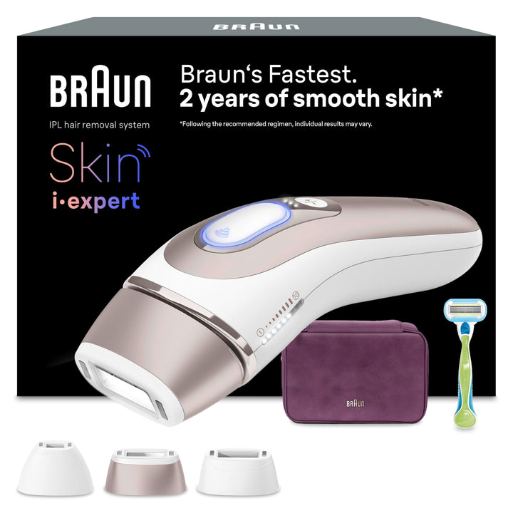 Braun Smart IPL Skin i·expert 7, Dauerhafte Laser Haarentfernung, IPL Geräte Haarentfernung, Designe