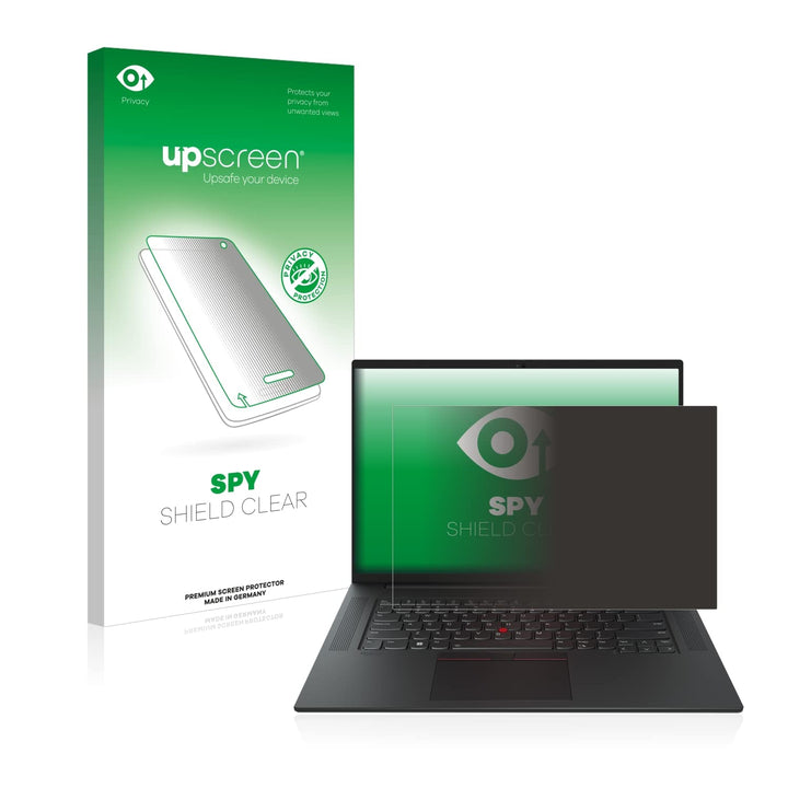 upscreen Anti-Spy Blickschutzfolie für Lenovo ThinkPad P1 Gen 5 16" Privacy Screen Displayschutz-Fol