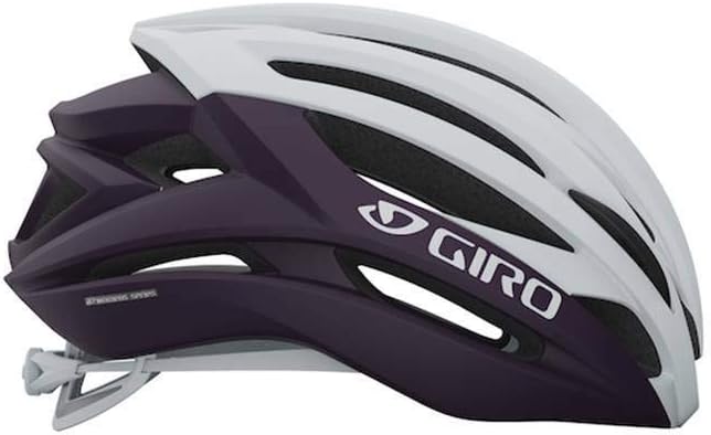 Giro Seyen MIPS Damen Rennrad Fahrrad Helm weiss/lila 2021 S (51-55cm), S (51-55cm)